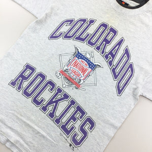 Signal x Colorado Rockies 1992 T-Shirt - Medium-SIGNAL-olesstore-vintage-secondhand-shop-austria-österreich