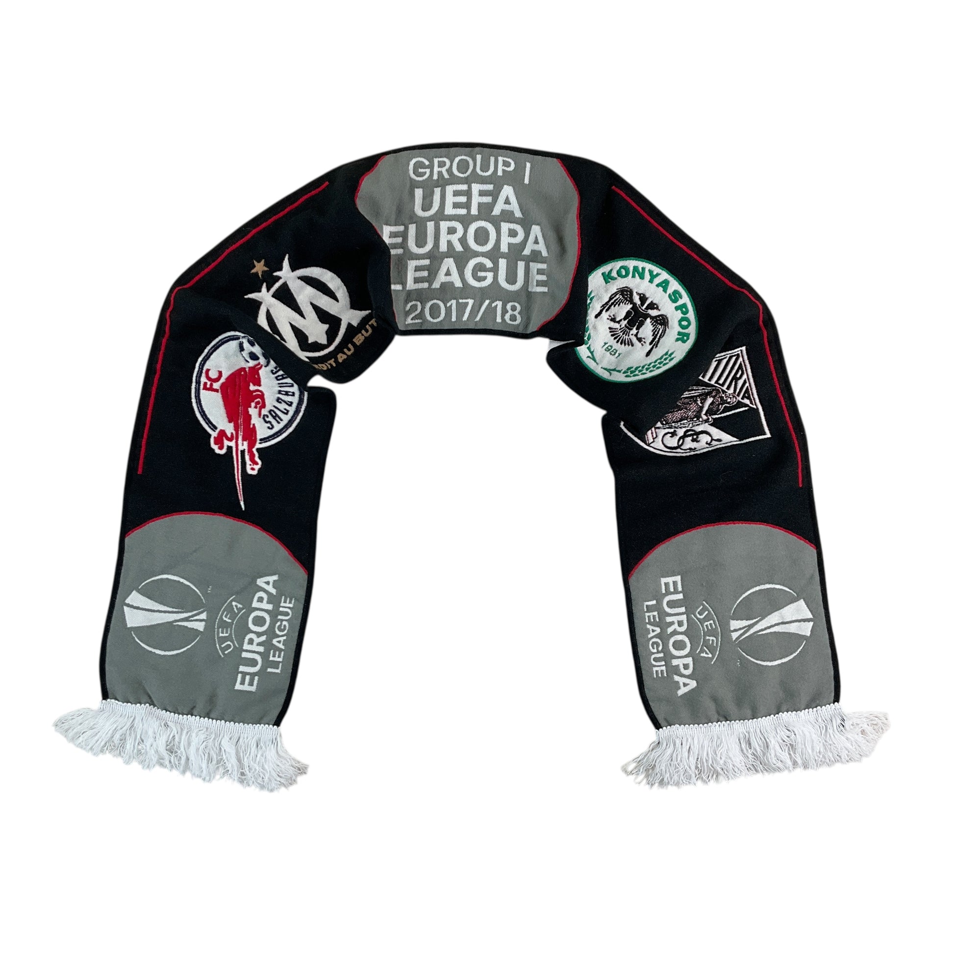 Uefa Europa League 2017/18 Konyaspor x Salzburg Schal-UEFA Champions League-olesstore-vintage-secondhand-shop-austria-österreich