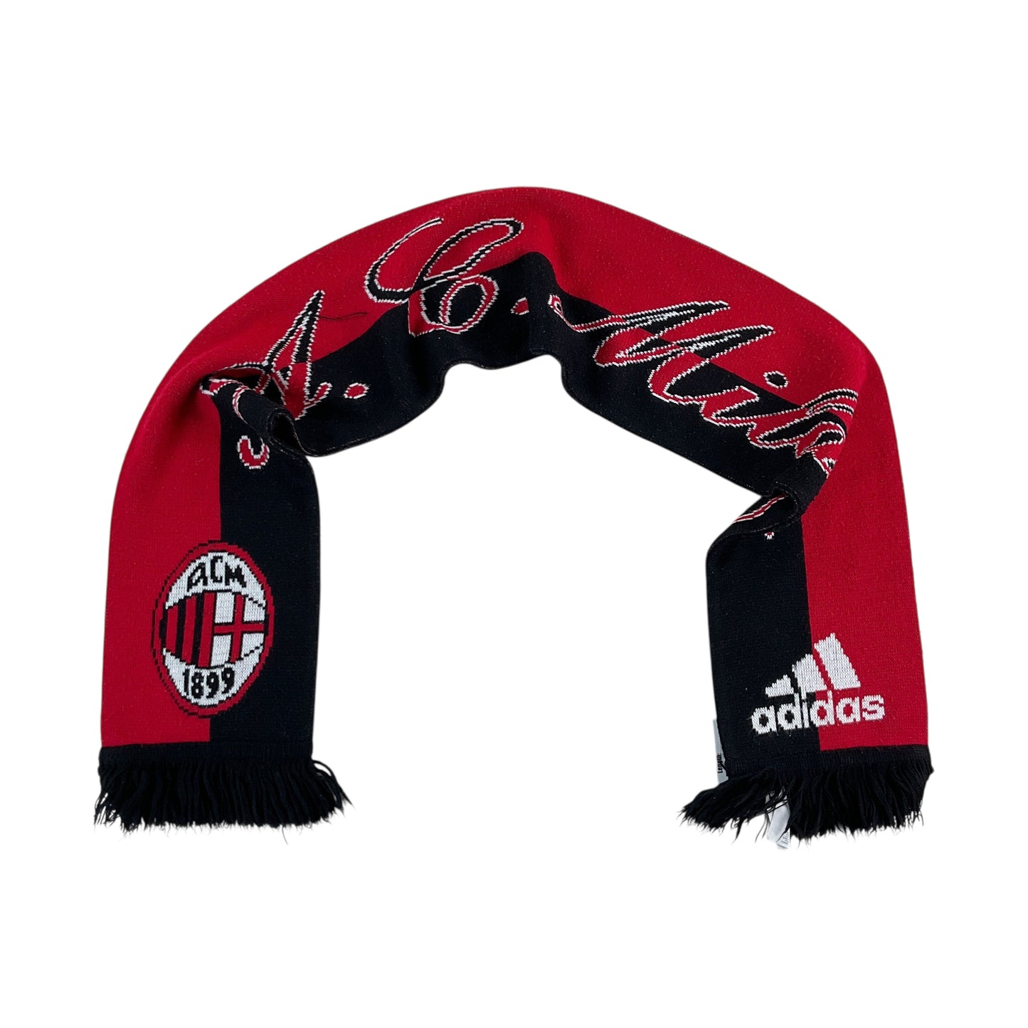 Adidas AC Milan 00s Schal-ADIDAS-olesstore-vintage-secondhand-shop-austria-österreich