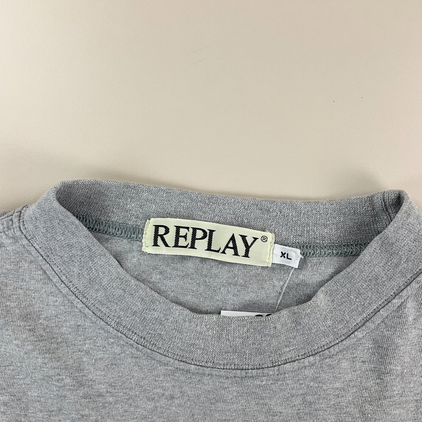 Replay Blue Jeans 90s T-Shirt - XL-Replay-olesstore-vintage-secondhand-shop-austria-österreich
