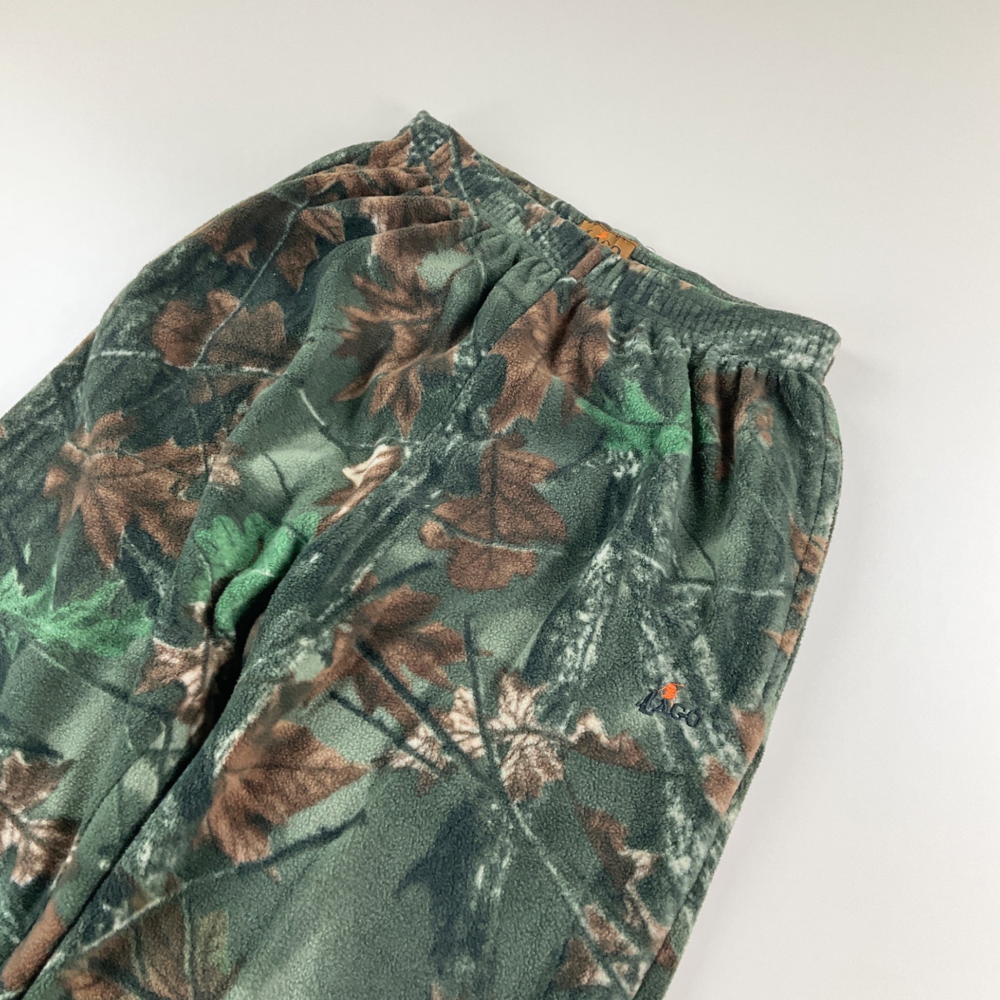 Lago Real Tree 00s Fleece Hose - Large-Lago-olesstore-vintage-secondhand-shop-austria-österreich