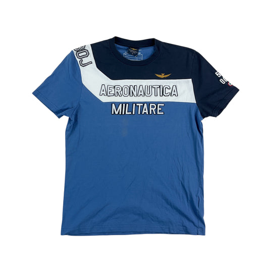 Aeronautica Millitare T-Shirt - Large-AERONAUTICA-olesstore-vintage-secondhand-shop-austria-österreich