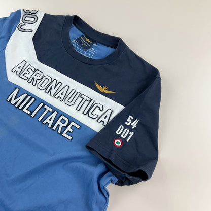 Aeronautica Millitare T-Shirt - Large-AERONAUTICA-olesstore-vintage-secondhand-shop-austria-österreich