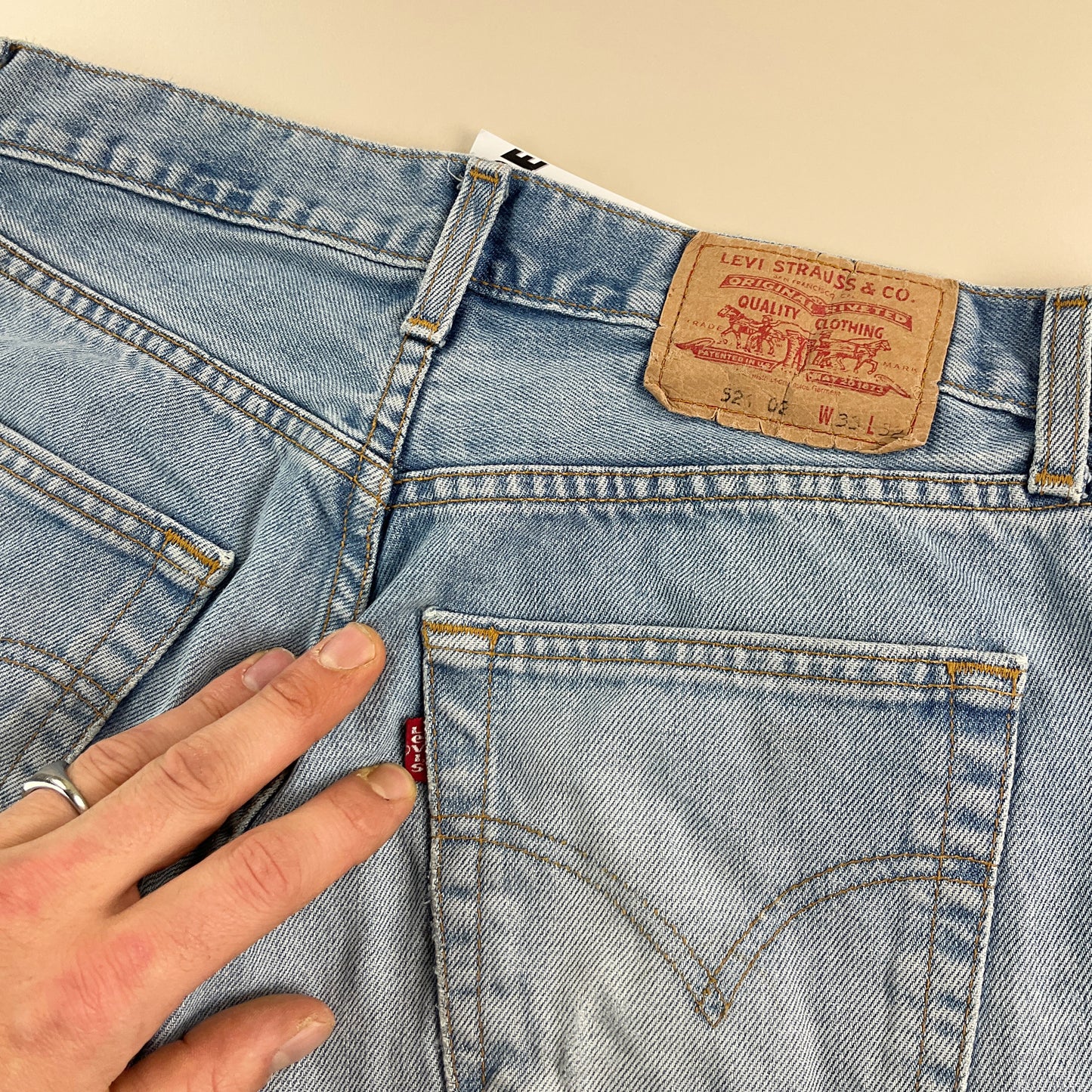 Levis 525 02 Lot Denim Jeans - W33 L32-LEVI'S-olesstore-vintage-secondhand-shop-austria-österreich