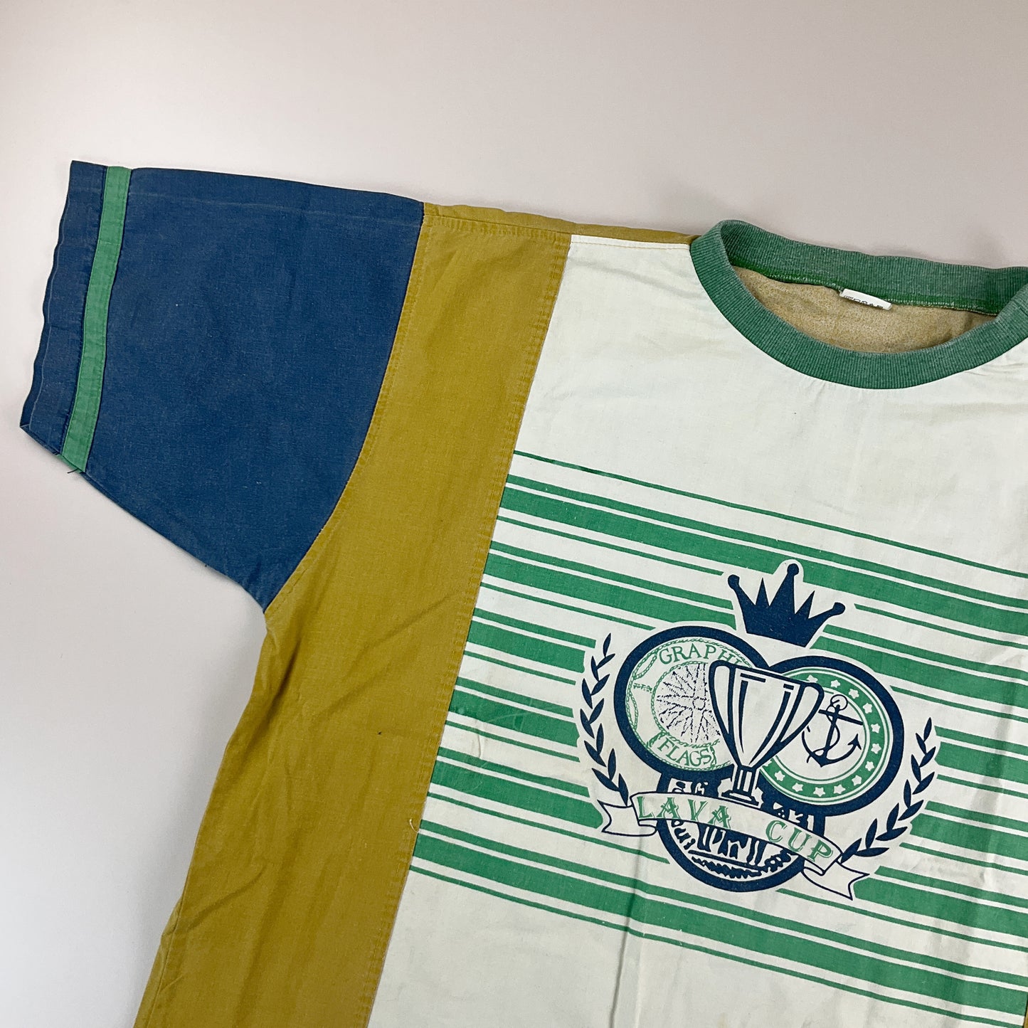 Lava Club 80s Colorblock T-Shirt - XL-Lava Club-olesstore-vintage-secondhand-shop-austria-österreich