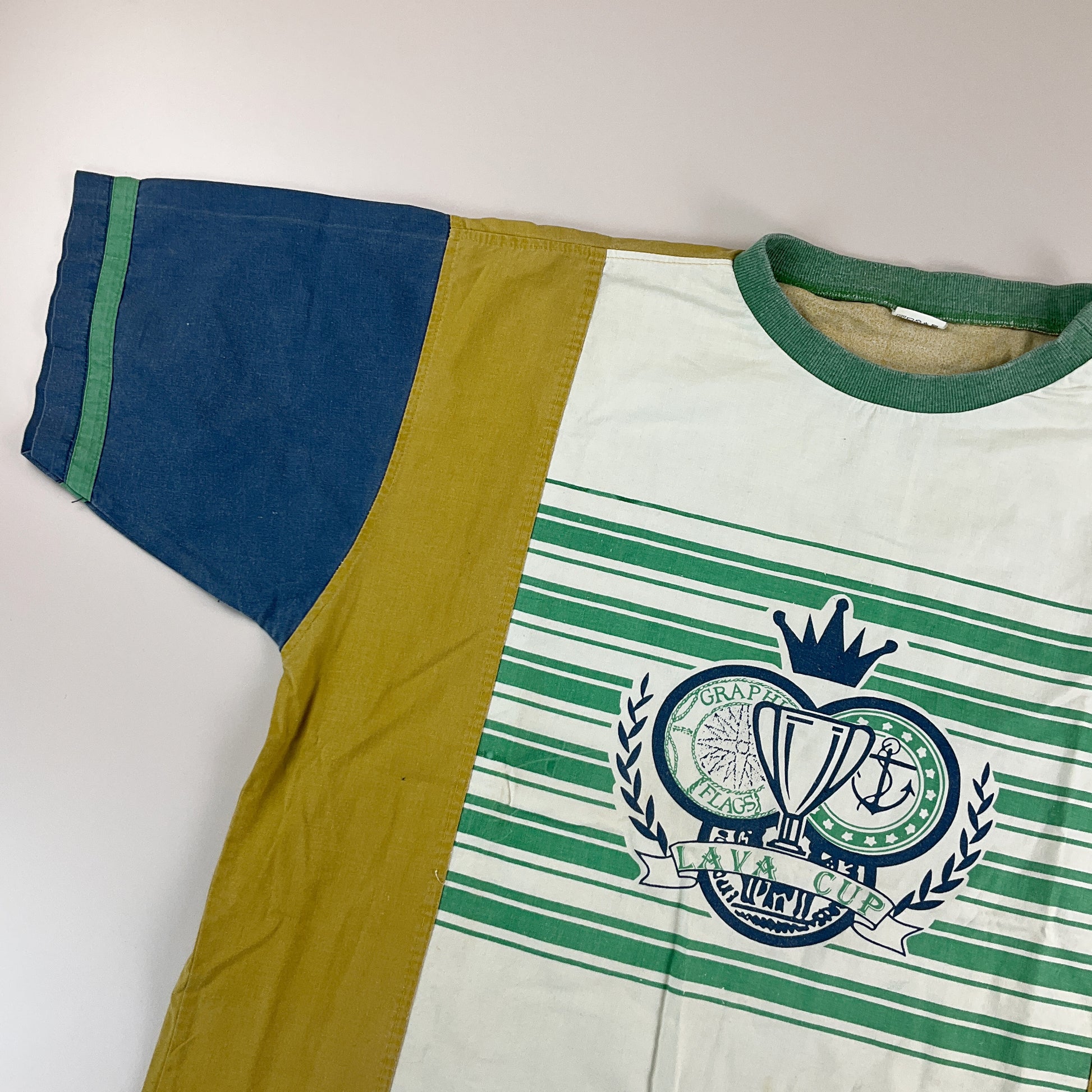 Lava Club 80s Colorblock T-Shirt - XL-Lava Club-olesstore-vintage-secondhand-shop-austria-österreich