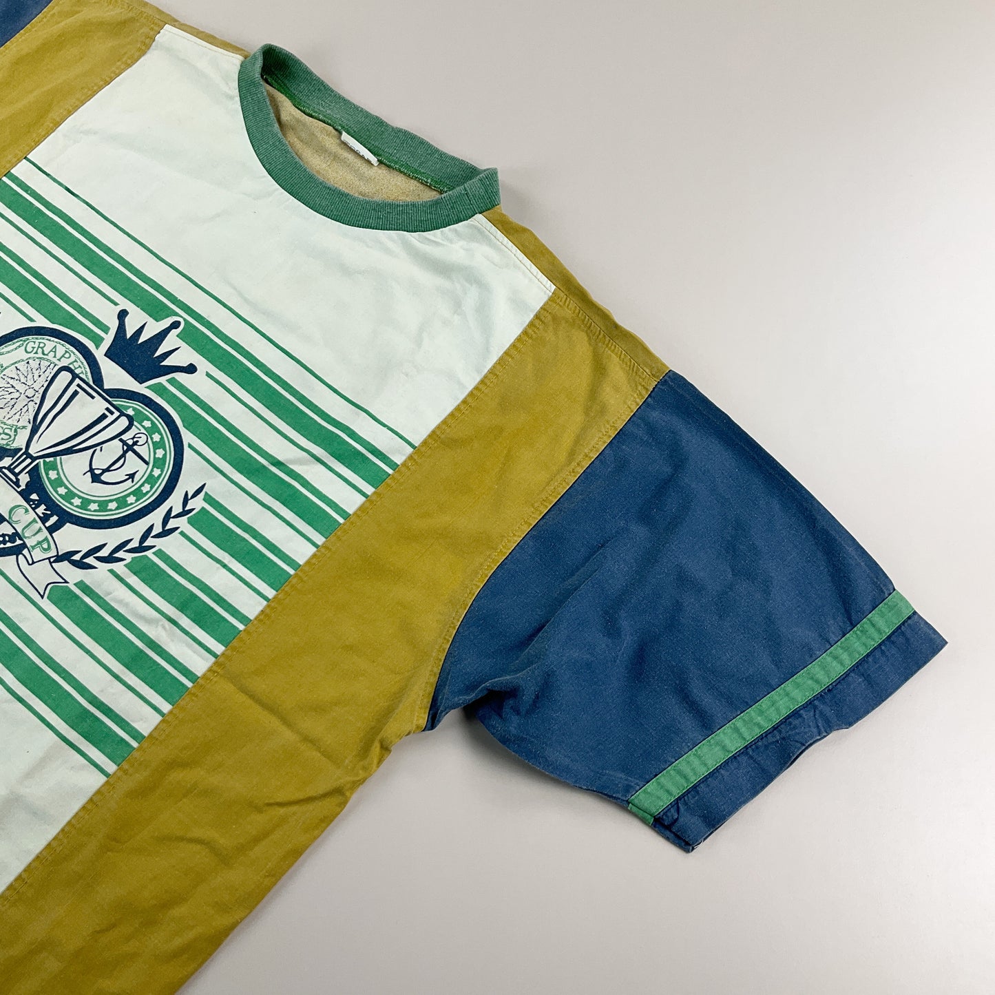 Lava Club 80s Colorblock T-Shirt - XL-Lava Club-olesstore-vintage-secondhand-shop-austria-österreich