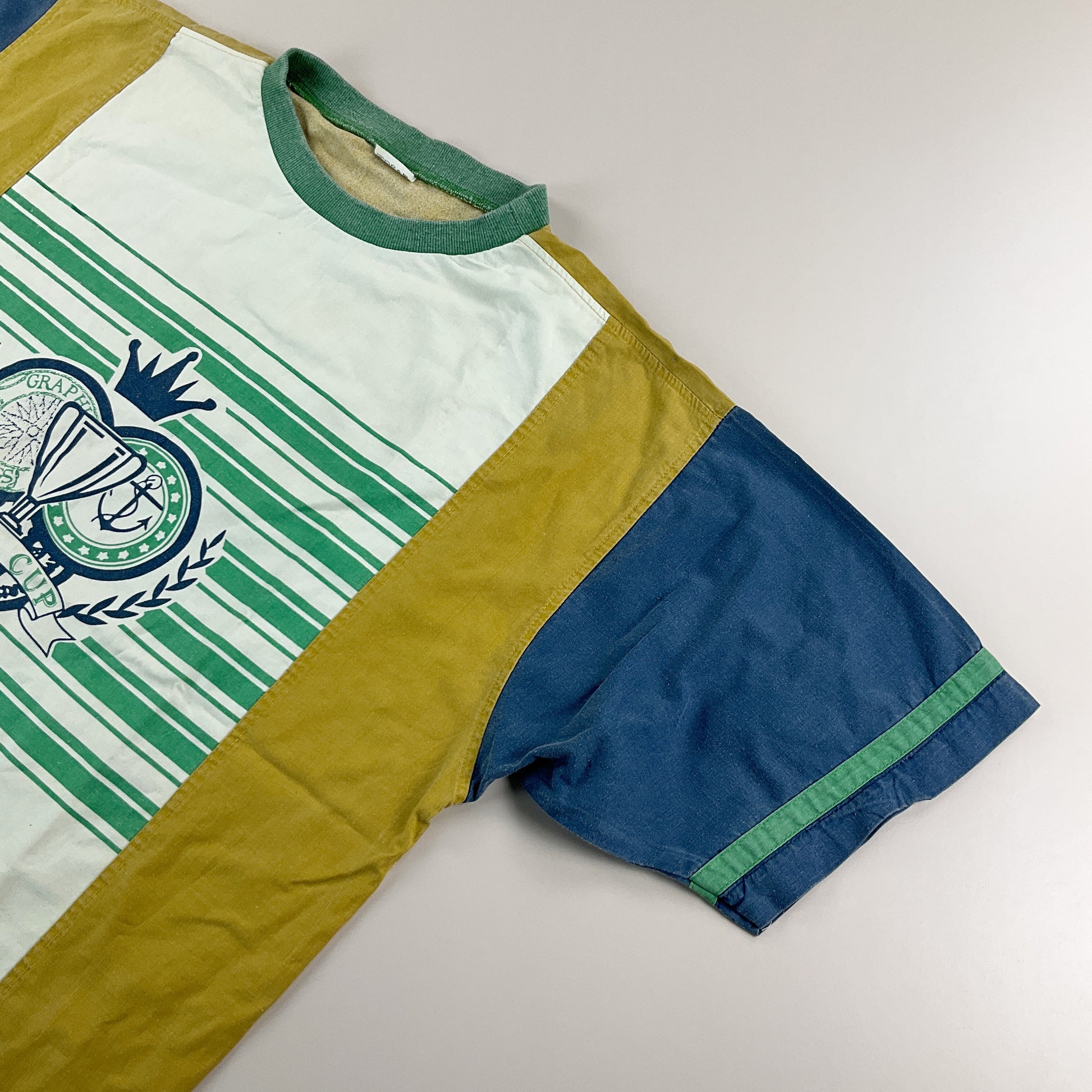 Lava Club 80s Colorblock T-Shirt - XL-Lava Club-olesstore-vintage-secondhand-shop-austria-österreich