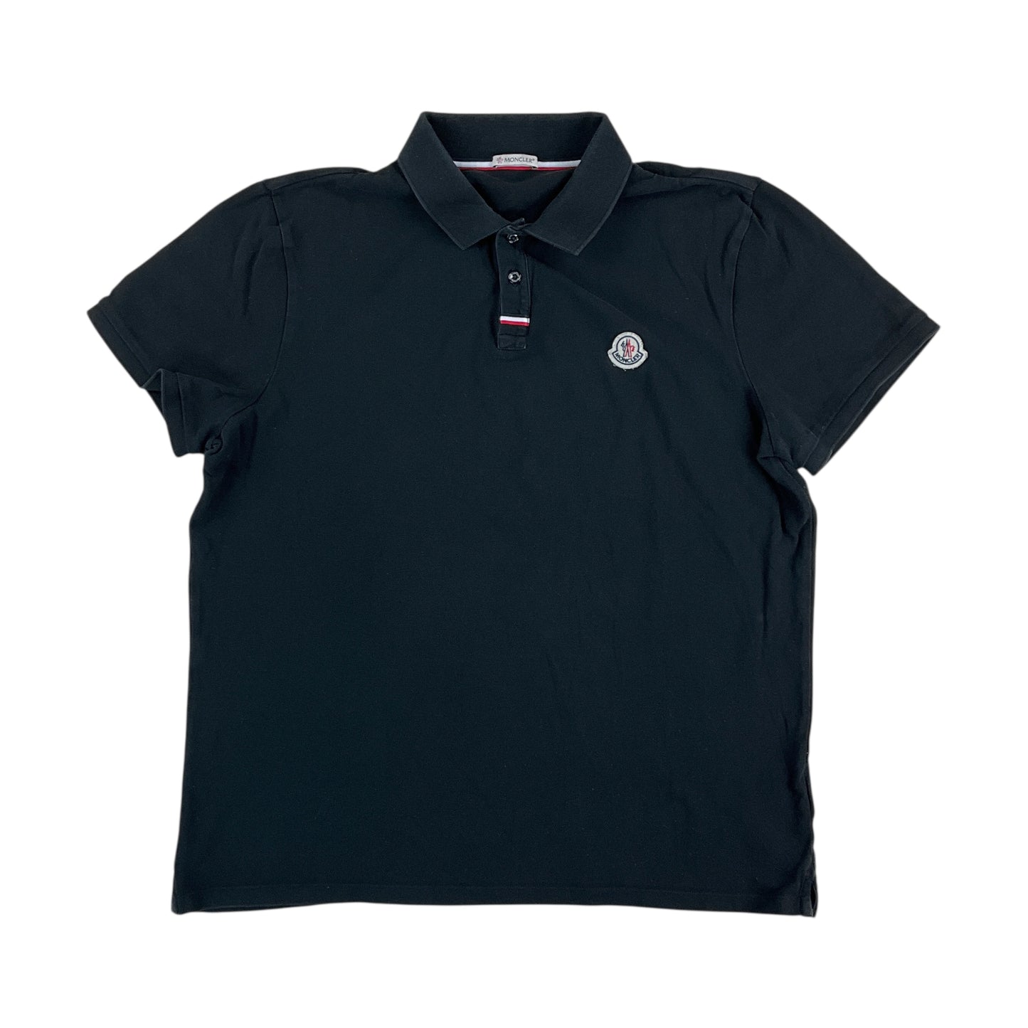 Moncler Basic Polo Shirt - XXL-MONCLER-olesstore-vintage-secondhand-shop-austria-österreich