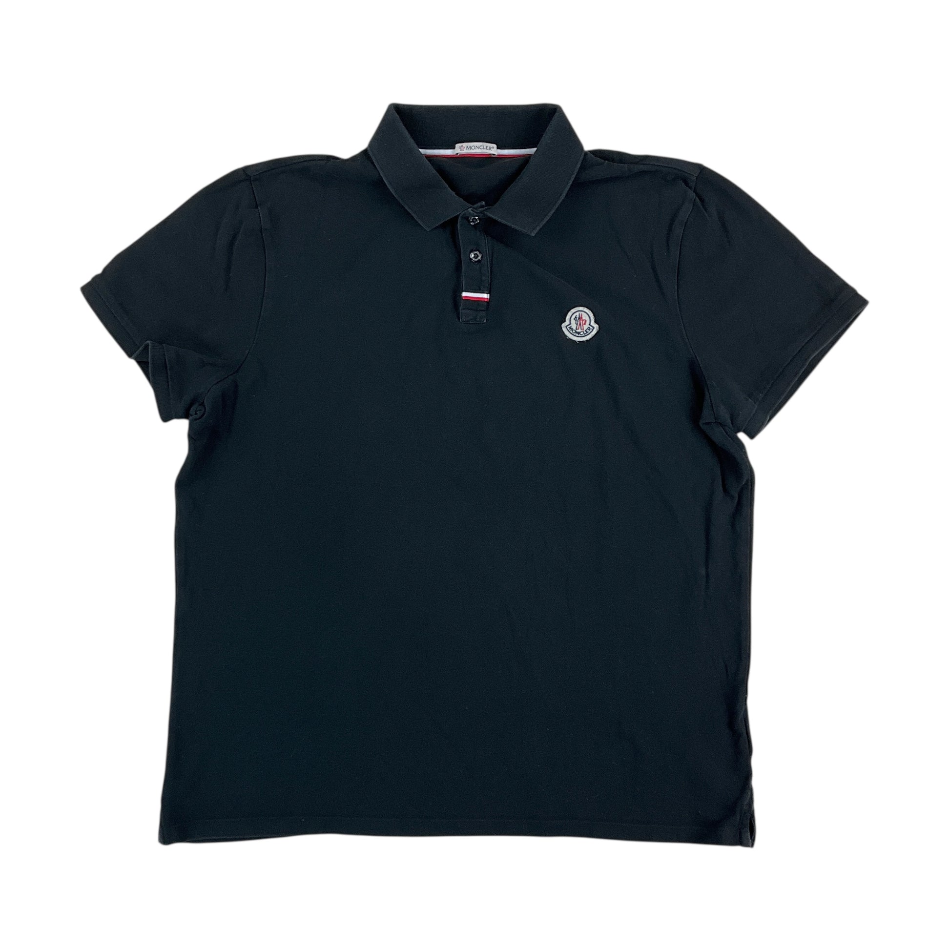 Moncler Basic Polo Shirt - XXL-MONCLER-olesstore-vintage-secondhand-shop-austria-österreich