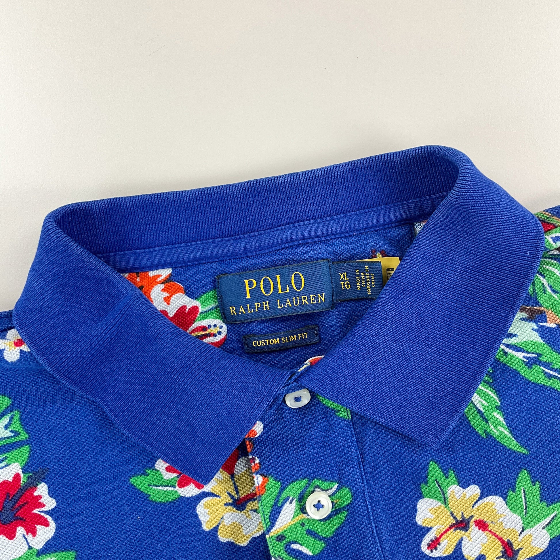Ralph Lauren Sailing Hawaii Bear Polo Shirt - XL-RALPH LAUREN-olesstore-vintage-secondhand-shop-austria-österreich