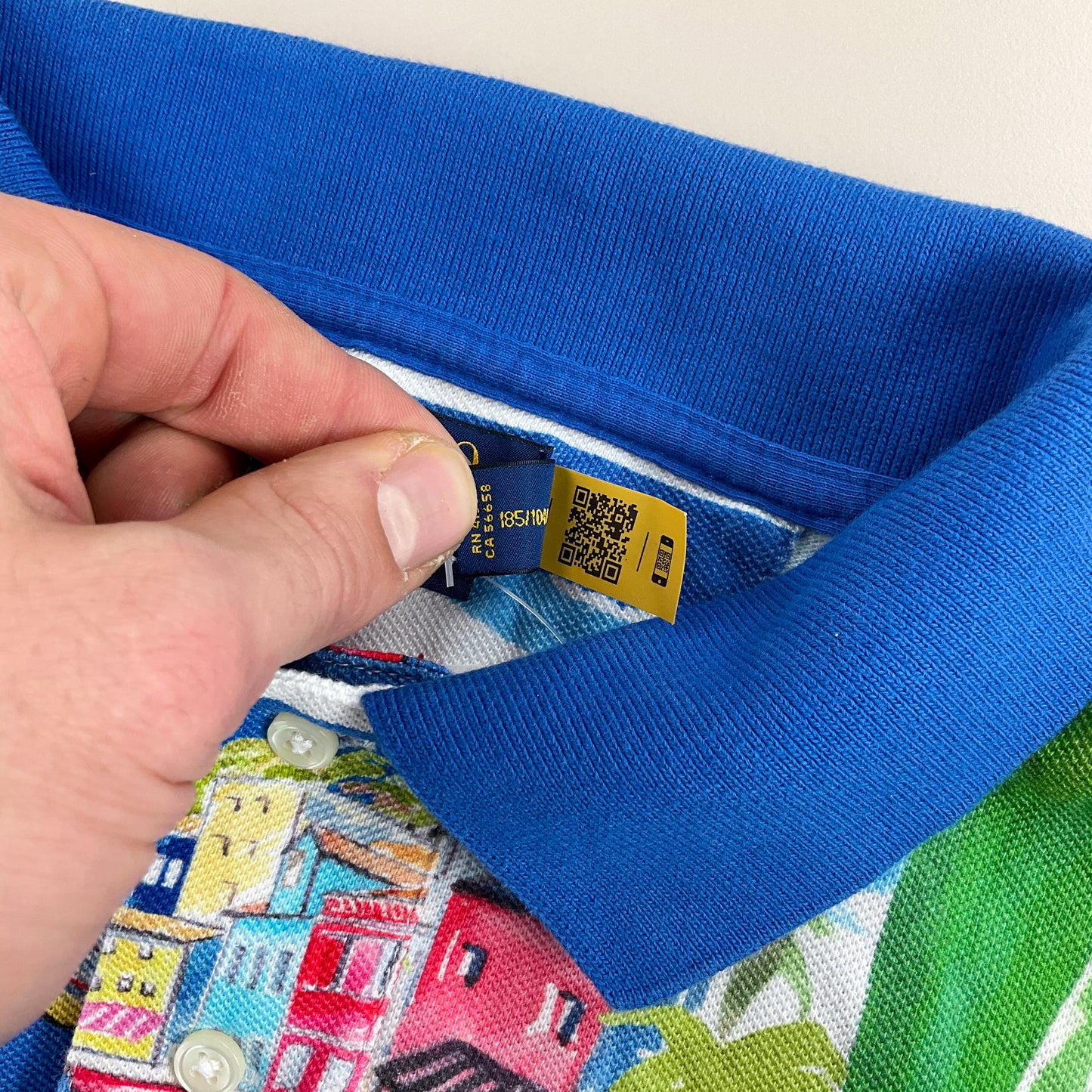 Ralph Lauren Riveria Tropical Floral Polo Shirt - XL-RALPH LAUREN-olesstore-vintage-secondhand-shop-austria-österreich