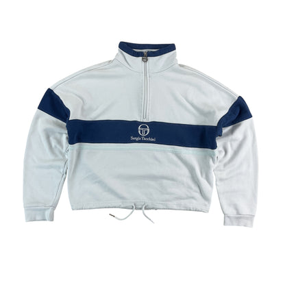 Sergio Tacchini 1/4 Zip Sweatshirt - Damen/M-SERGIO TACCHINI-olesstore-vintage-secondhand-shop-austria-österreich