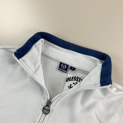Sergio Tacchini 1/4 Zip Sweatshirt - Damen/M-SERGIO TACCHINI-olesstore-vintage-secondhand-shop-austria-österreich