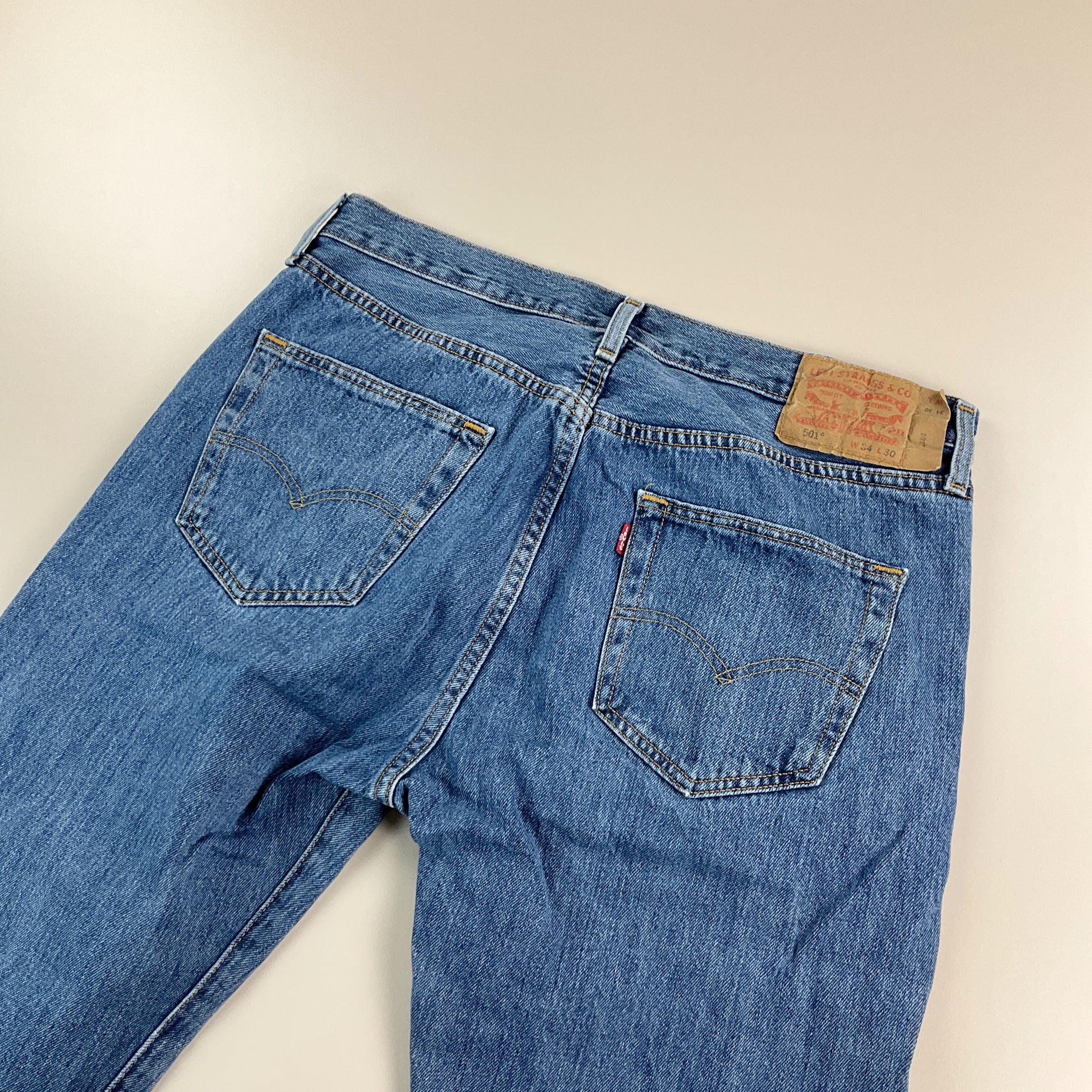Levis 501 Lot Denim Jeans - W34 L30-LEVI'S-olesstore-vintage-secondhand-shop-austria-österreich
