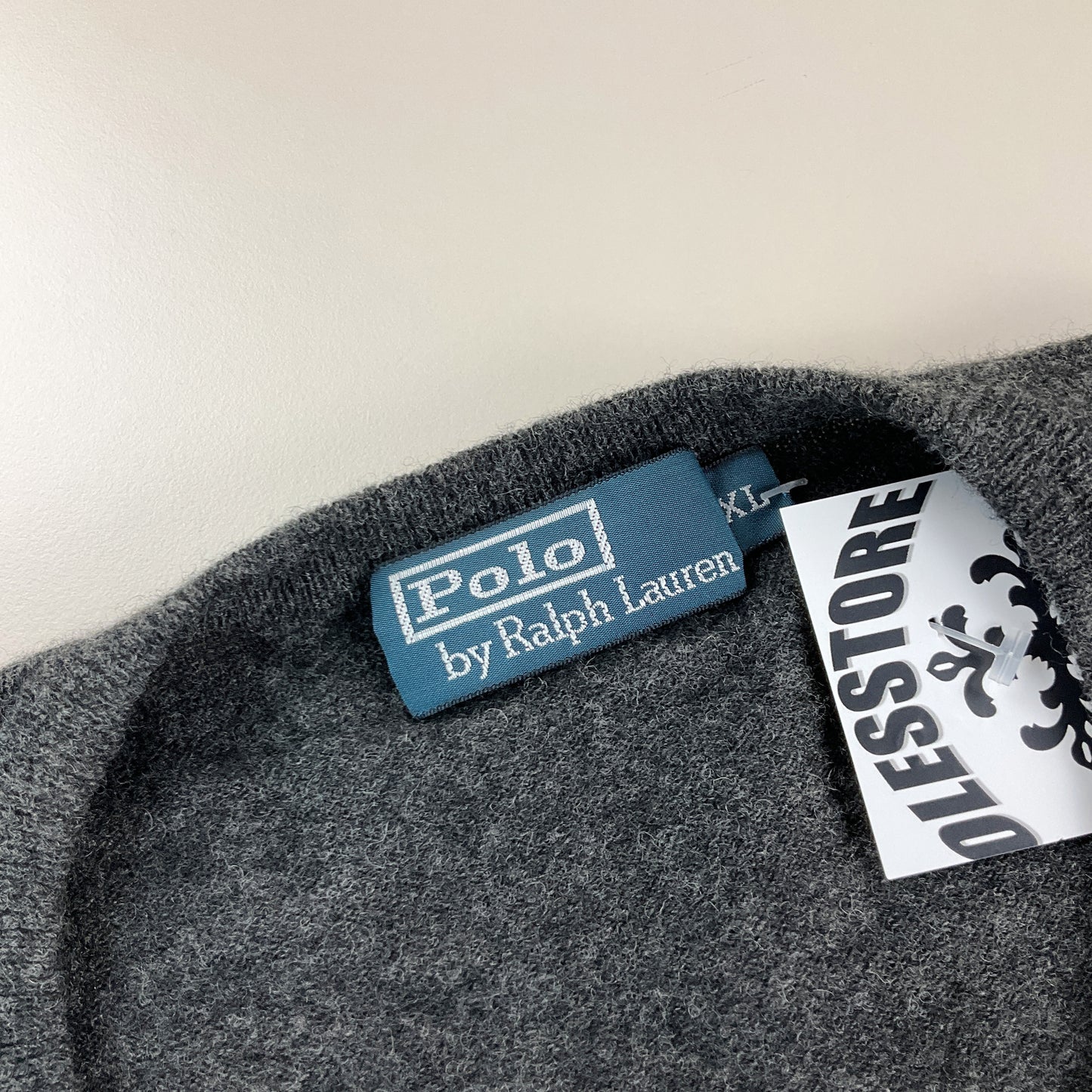 Ralph Lauren Woll- Sweatshirt - XL-RALPH LAUREN-olesstore-vintage-secondhand-shop-austria-österreich