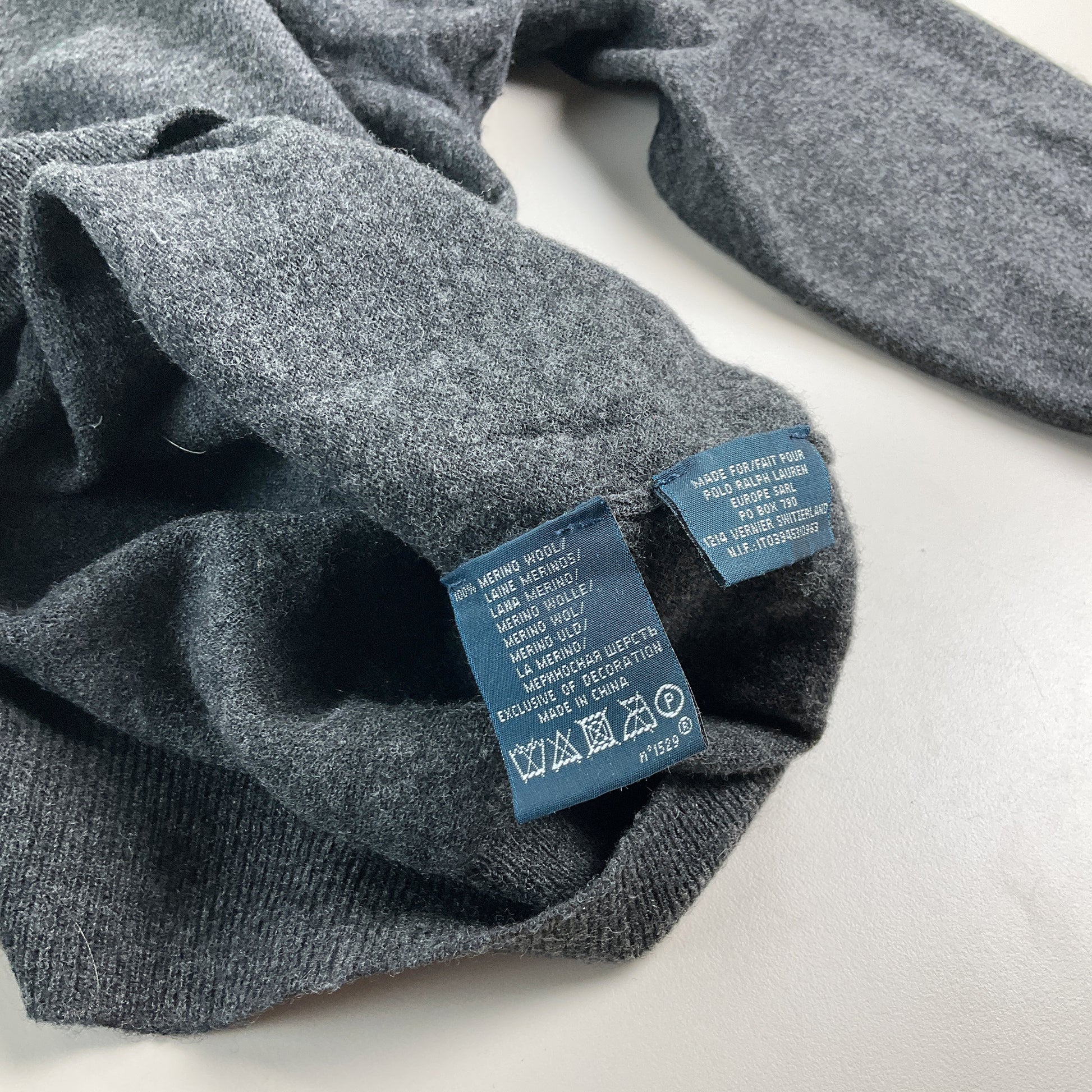 Ralph Lauren Woll- Sweatshirt - XL-RALPH LAUREN-olesstore-vintage-secondhand-shop-austria-österreich