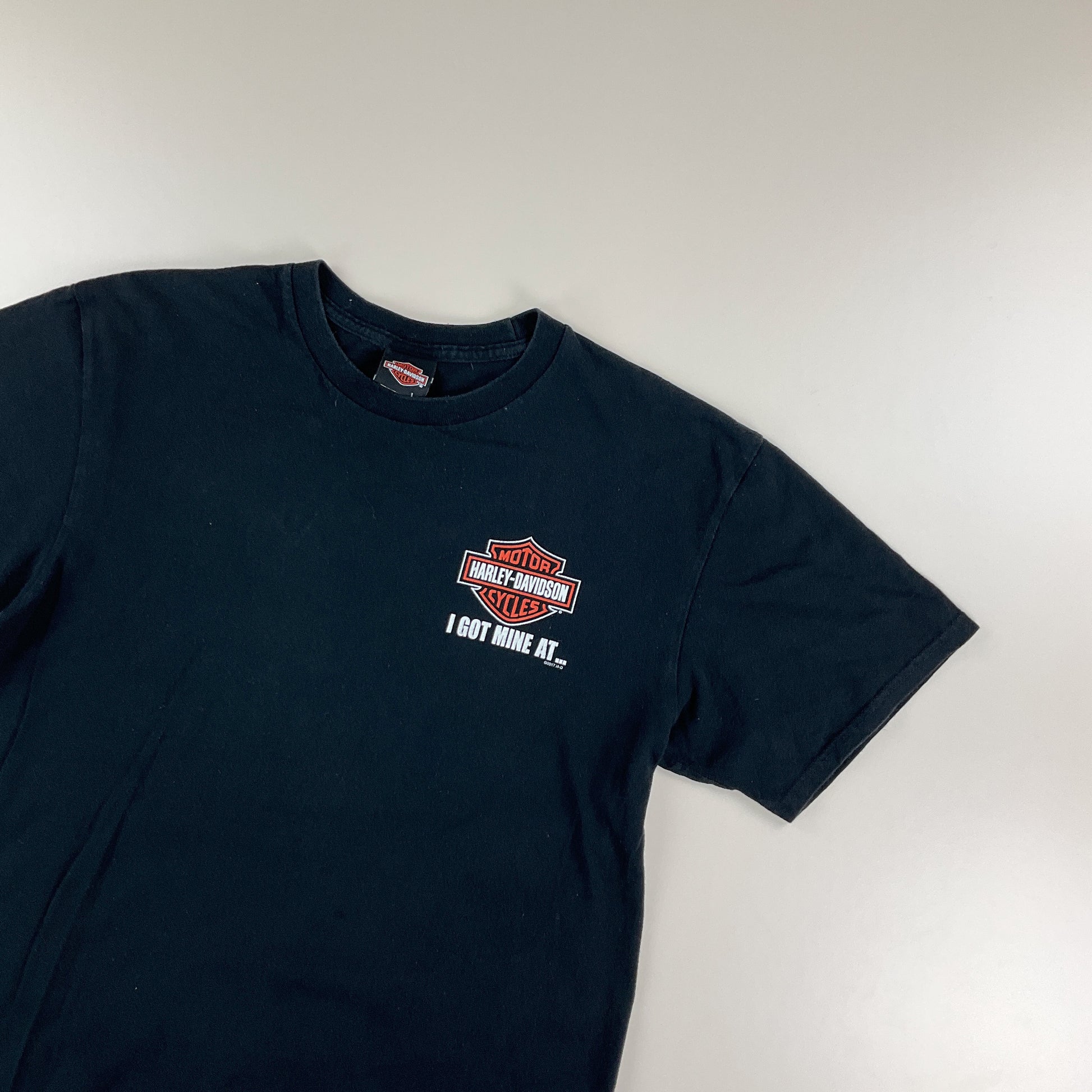 Harley Davidson 2017 Linz T-Shirt - Large-HARLEY DAVIDSON-olesstore-vintage-secondhand-shop-austria-österreich