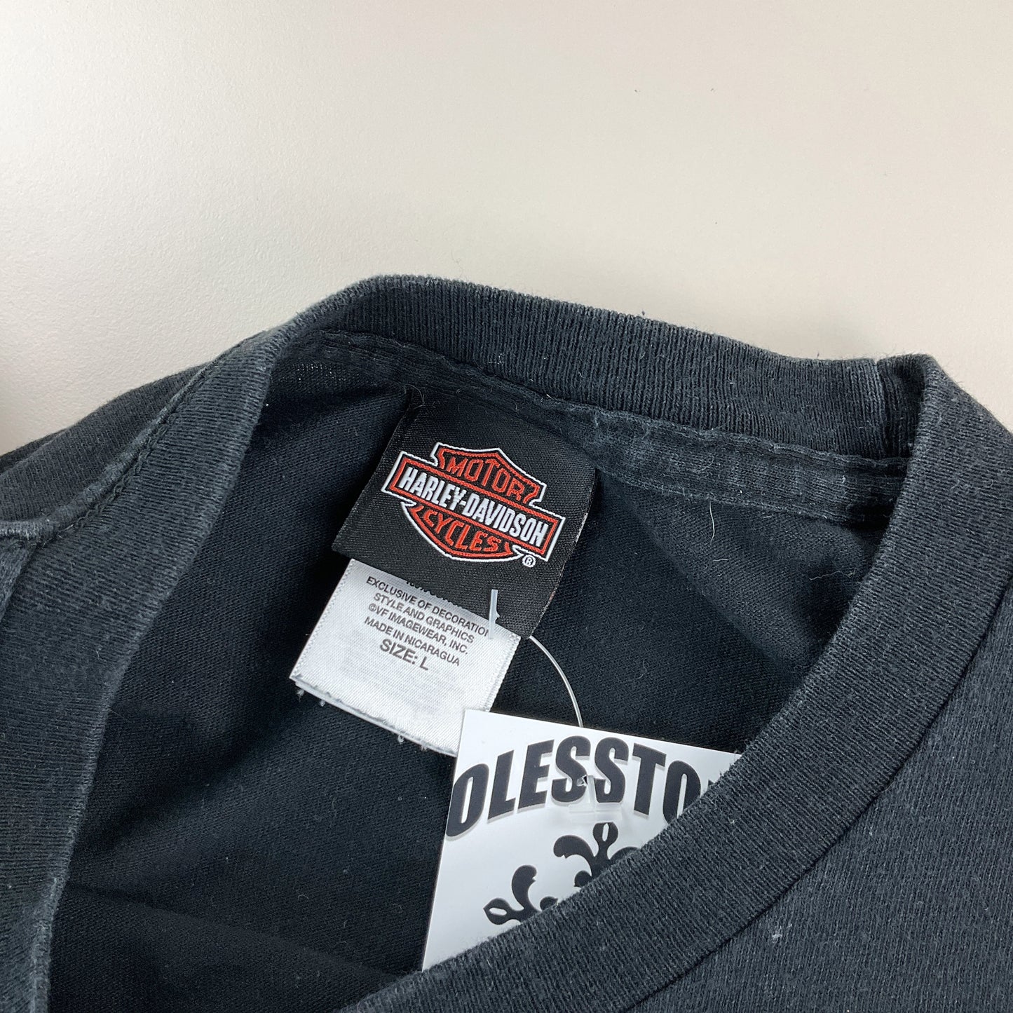 Harley Davidson 2017 Linz T-Shirt - Large-HARLEY DAVIDSON-olesstore-vintage-secondhand-shop-austria-österreich