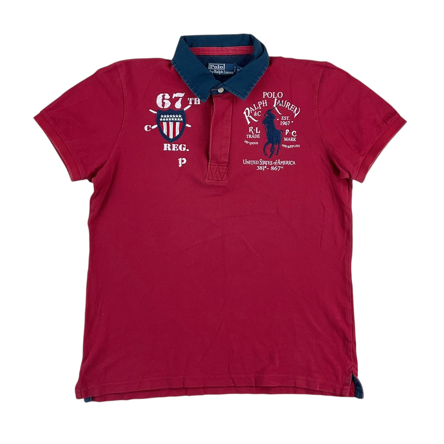 Ralph Lauren 67th Polo Shirt - Small-RALPH LAUREN-olesstore-vintage-secondhand-shop-austria-österreich