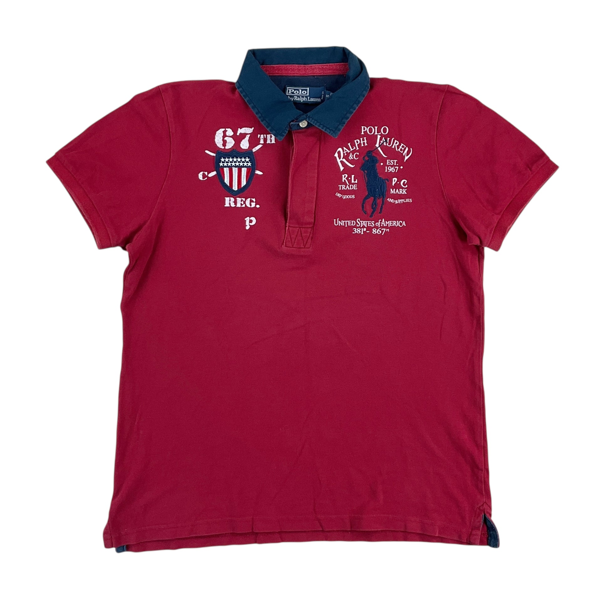 Ralph Lauren 67th Polo Shirt - Small-RALPH LAUREN-olesstore-vintage-secondhand-shop-austria-österreich