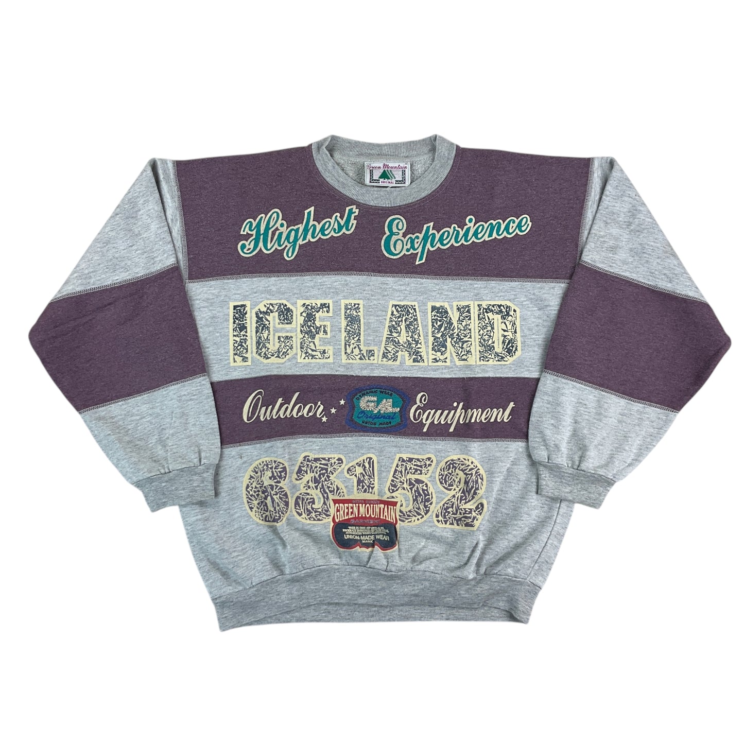 Green Mountain Iceland Sweatshirt - XL-GREEN MOUNTAIN-olesstore-vintage-secondhand-shop-austria-österreich