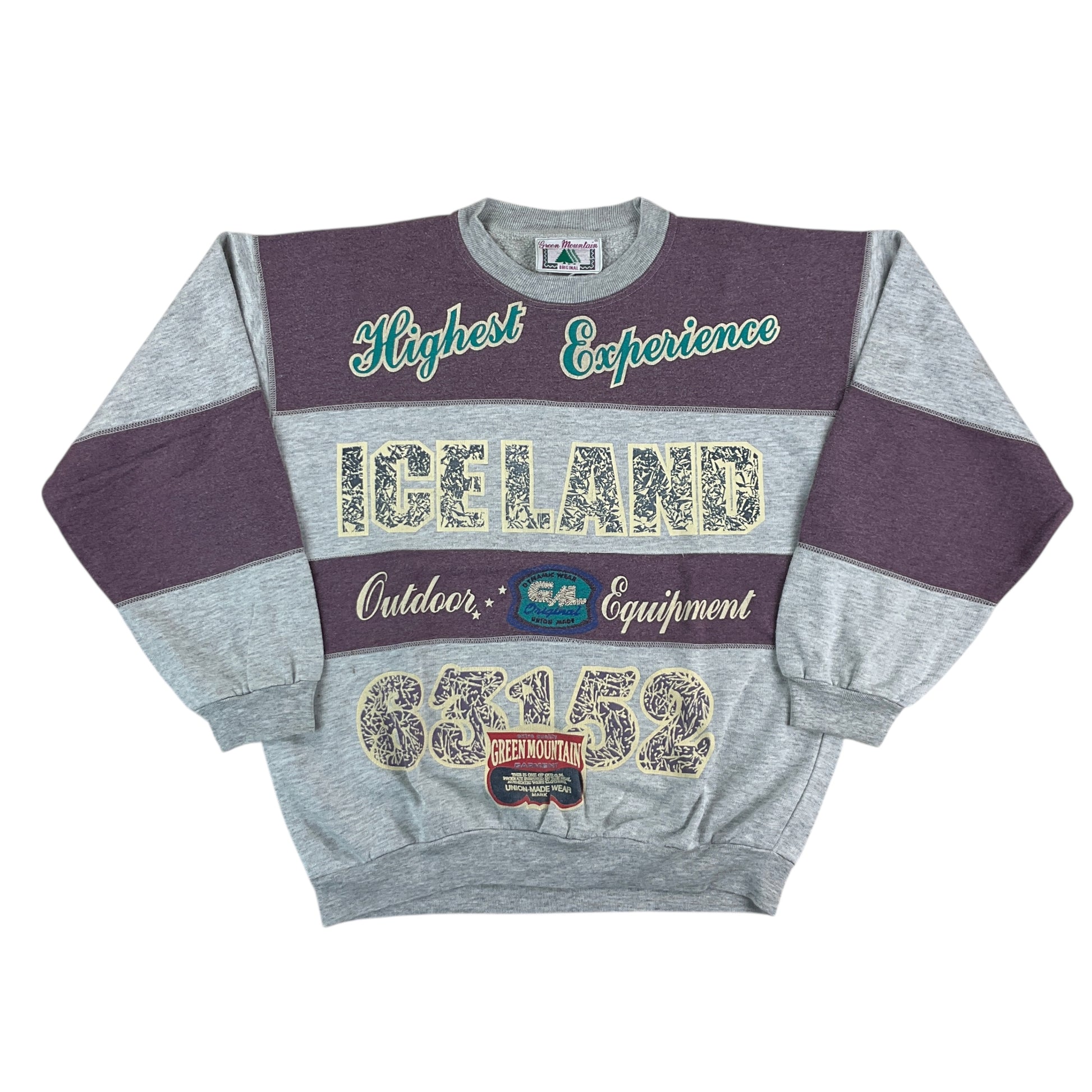 Green Mountain Iceland Sweatshirt - XL-GREEN MOUNTAIN-olesstore-vintage-secondhand-shop-austria-österreich