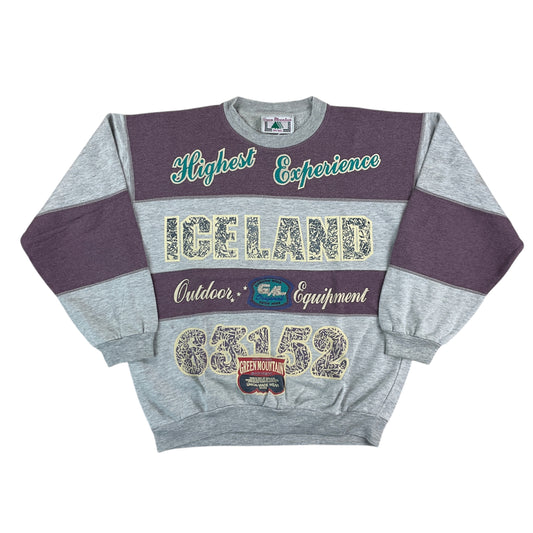 Green Mountain Iceland Sweatshirt - XL-GREEN MOUNTAIN-olesstore-vintage-secondhand-shop-austria-österreich
