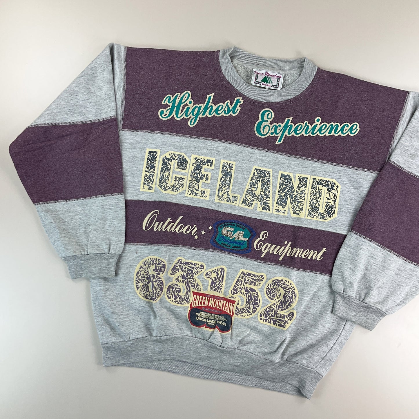 Green Mountain Iceland Sweatshirt - XL-GREEN MOUNTAIN-olesstore-vintage-secondhand-shop-austria-österreich