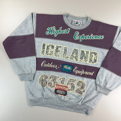 Green Mountain Iceland Sweatshirt - XL-GREEN MOUNTAIN-olesstore-vintage-secondhand-shop-austria-österreich
