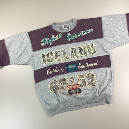 Green Mountain Iceland Sweatshirt - XL-GREEN MOUNTAIN-olesstore-vintage-secondhand-shop-austria-österreich