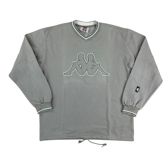 Kappa 90s Big Logo Sweatshirt - XL-KAPPA-olesstore-vintage-secondhand-shop-austria-österreich