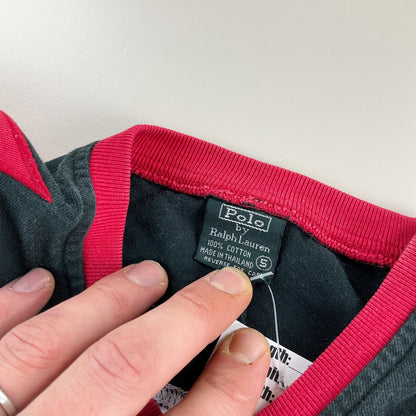 Ralph Lauren Polo USA langarm T-Shirt - Kinder/5 Jahre-RALPH LAUREN-olesstore-vintage-secondhand-shop-austria-österreich