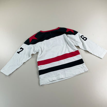 Ralph Lauren Polo USA langarm T-Shirt - Kinder/5 Jahre-RALPH LAUREN-olesstore-vintage-secondhand-shop-austria-österreich