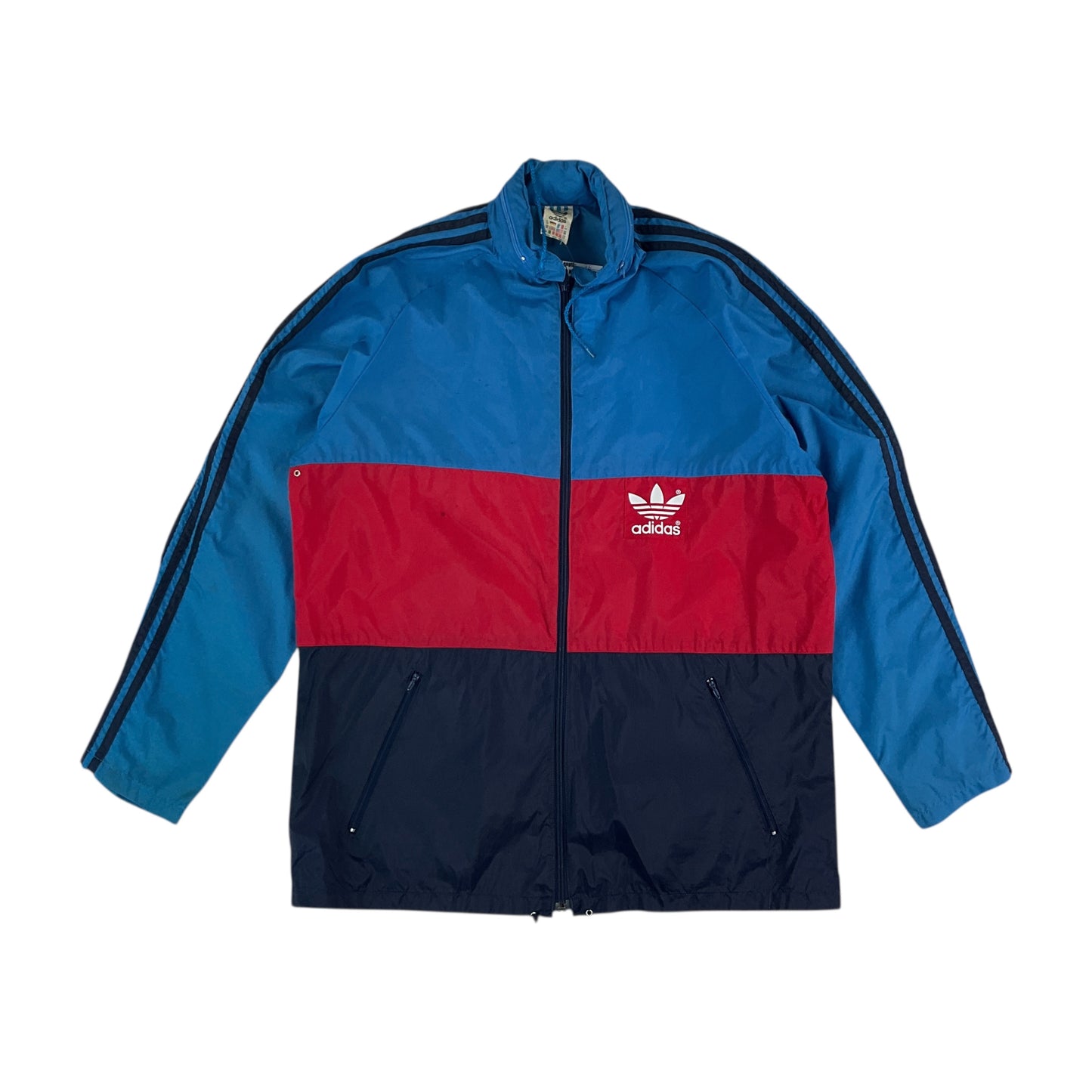 Adidas 90s Packable Windbreaker Jacke - Large-ADIDAS-olesstore-vintage-secondhand-shop-austria-österreich