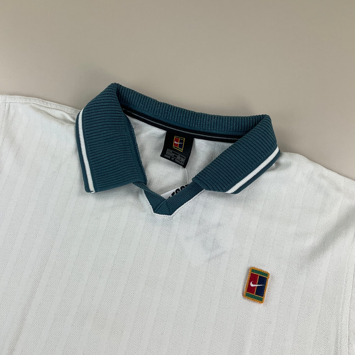 Nike 90s Tennis Polo Shirt - Kids/L-NIKE-olesstore-vintage-secondhand-shop-austria-österreich