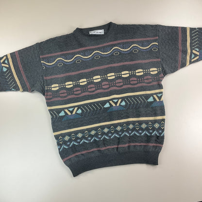 Cisono 90s Knit Sweatshirt - XL-Cisono-olesstore-vintage-secondhand-shop-austria-österreich