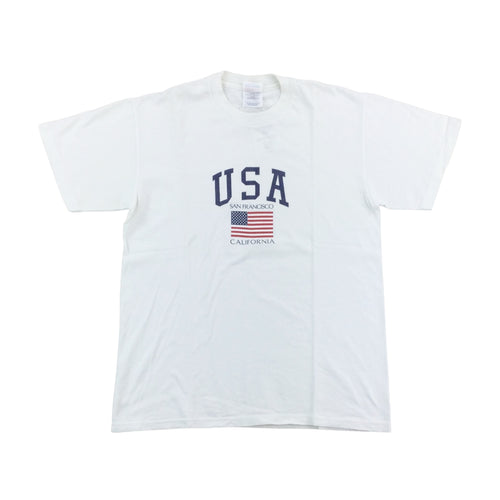 USA San Francisco 90s T-Shirt - Medium-HANES-olesstore-vintage-secondhand-shop-austria-österreich