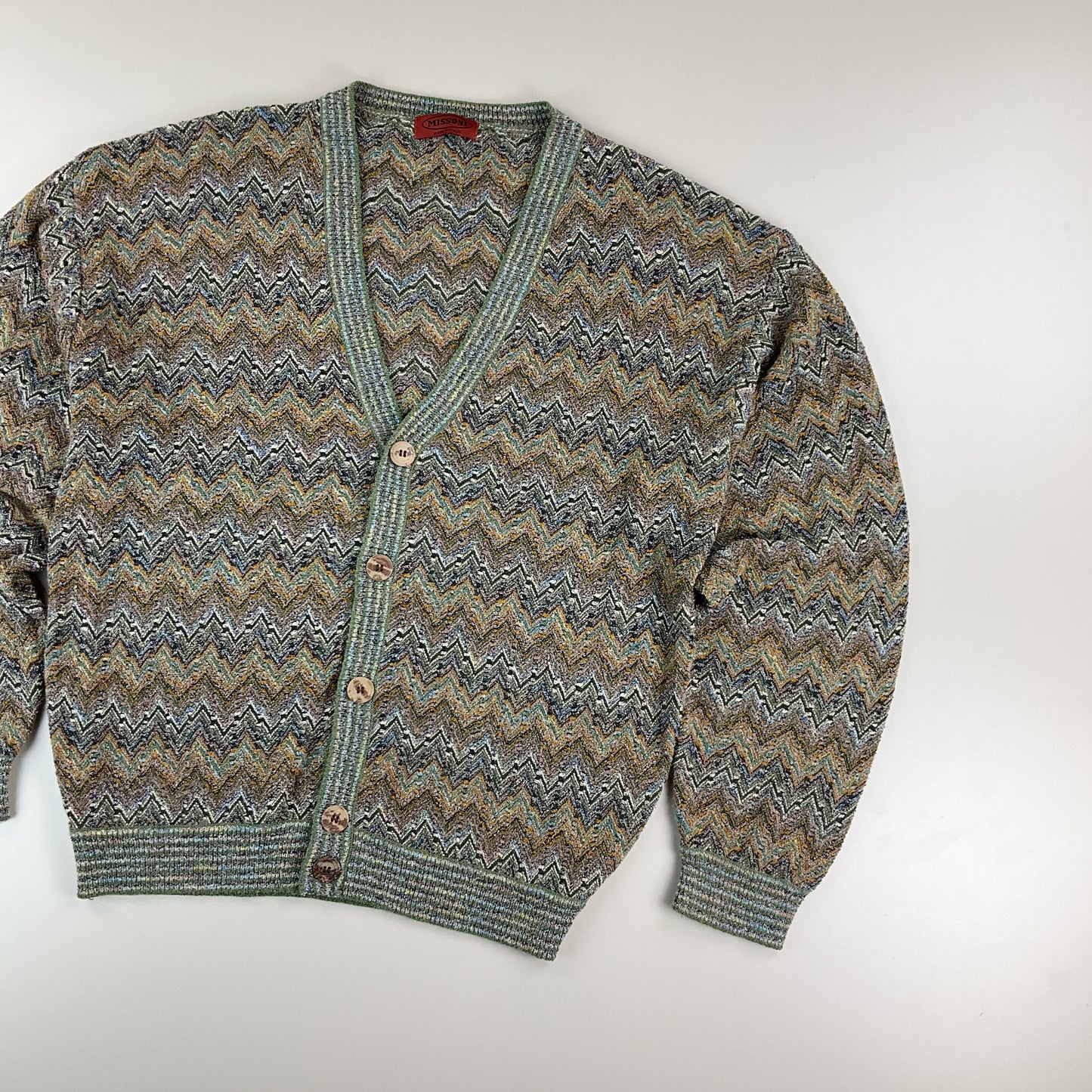 Missoni 90s Cardigan - Medium-MISSONI-olesstore-vintage-secondhand-shop-austria-österreich