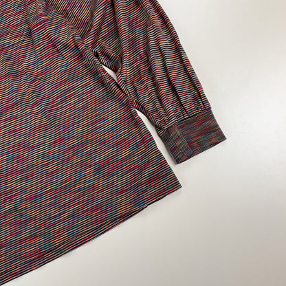 Black Missoni Sport 90s Polo Sweatshirt - 5/Large-MISSONI-olesstore-vintage-secondhand-shop-austria-österreich