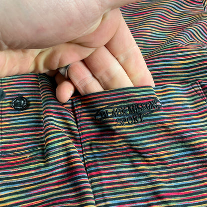 Black Missoni Sport 90s Polo Sweatshirt - 5/Large-MISSONI-olesstore-vintage-secondhand-shop-austria-österreich