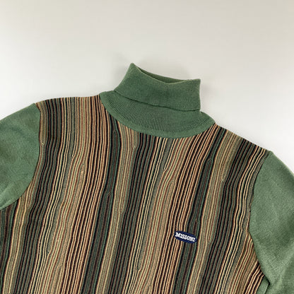 Missoni Sport 90s Rollkragen Sweatshirt - Damen/M-MISSONI-olesstore-vintage-secondhand-shop-austria-österreich
