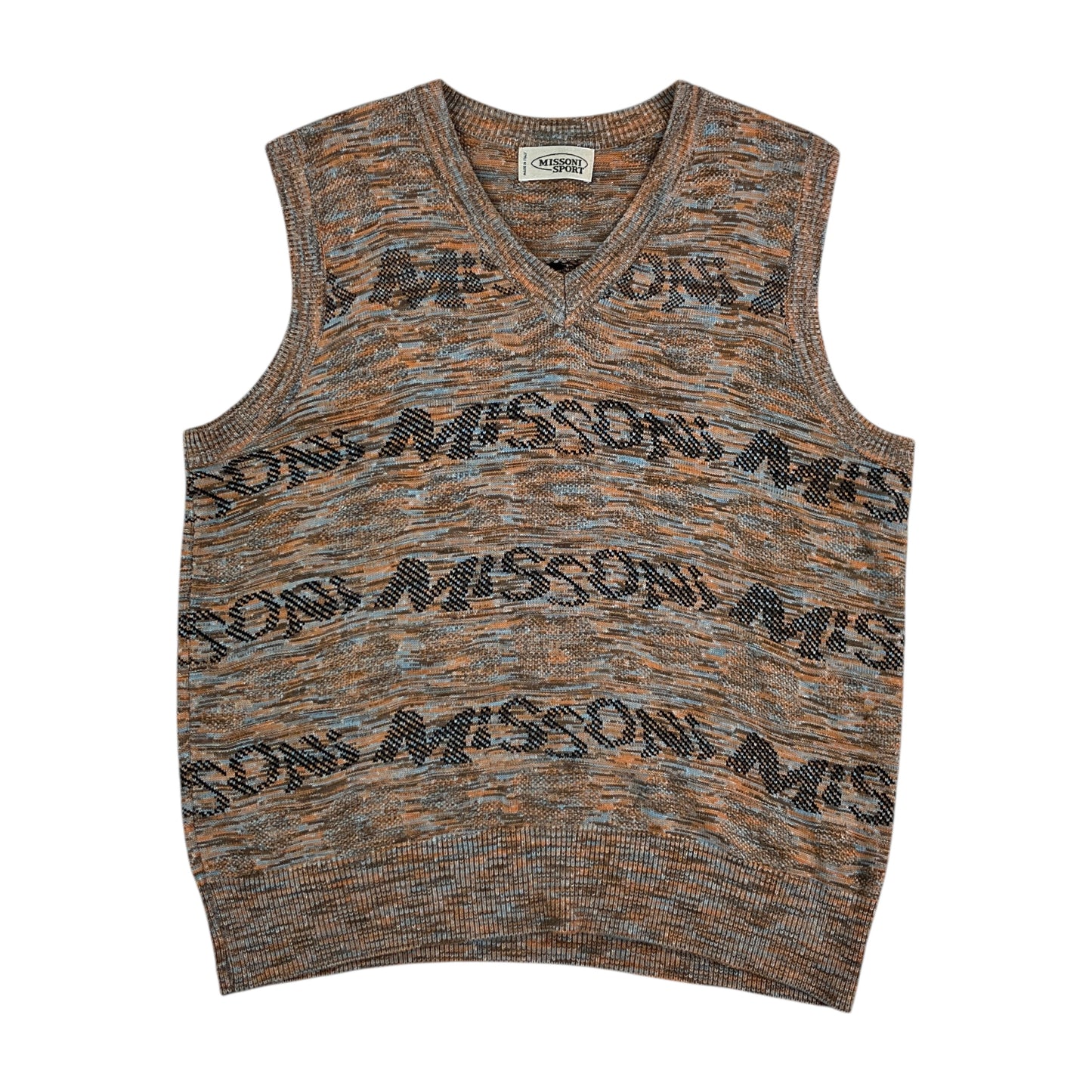 Missoni Sport 90s Weste - Medium-MISSONI-olesstore-vintage-secondhand-shop-austria-österreich