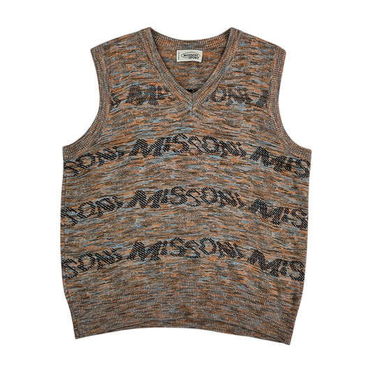 Missoni Sport 90s Weste - Medium-MISSONI-olesstore-vintage-secondhand-shop-austria-österreich