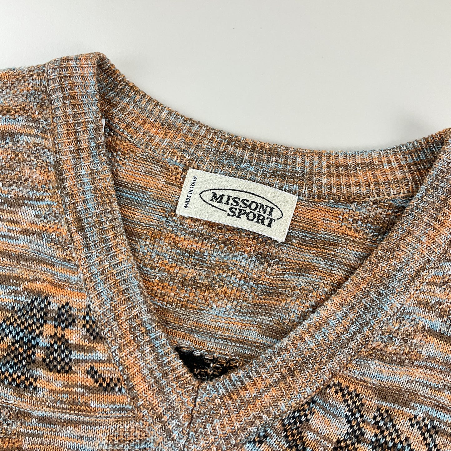 Missoni Sport 90s Weste - Medium-MISSONI-olesstore-vintage-secondhand-shop-austria-österreich