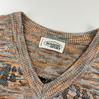 Missoni Sport 90s Weste - Medium-MISSONI-olesstore-vintage-secondhand-shop-austria-österreich