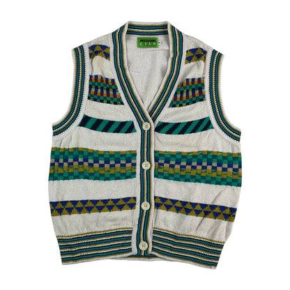 Missoni Club 90s Weste - Damen/42/Small-MISSONI-olesstore-vintage-secondhand-shop-austria-österreich