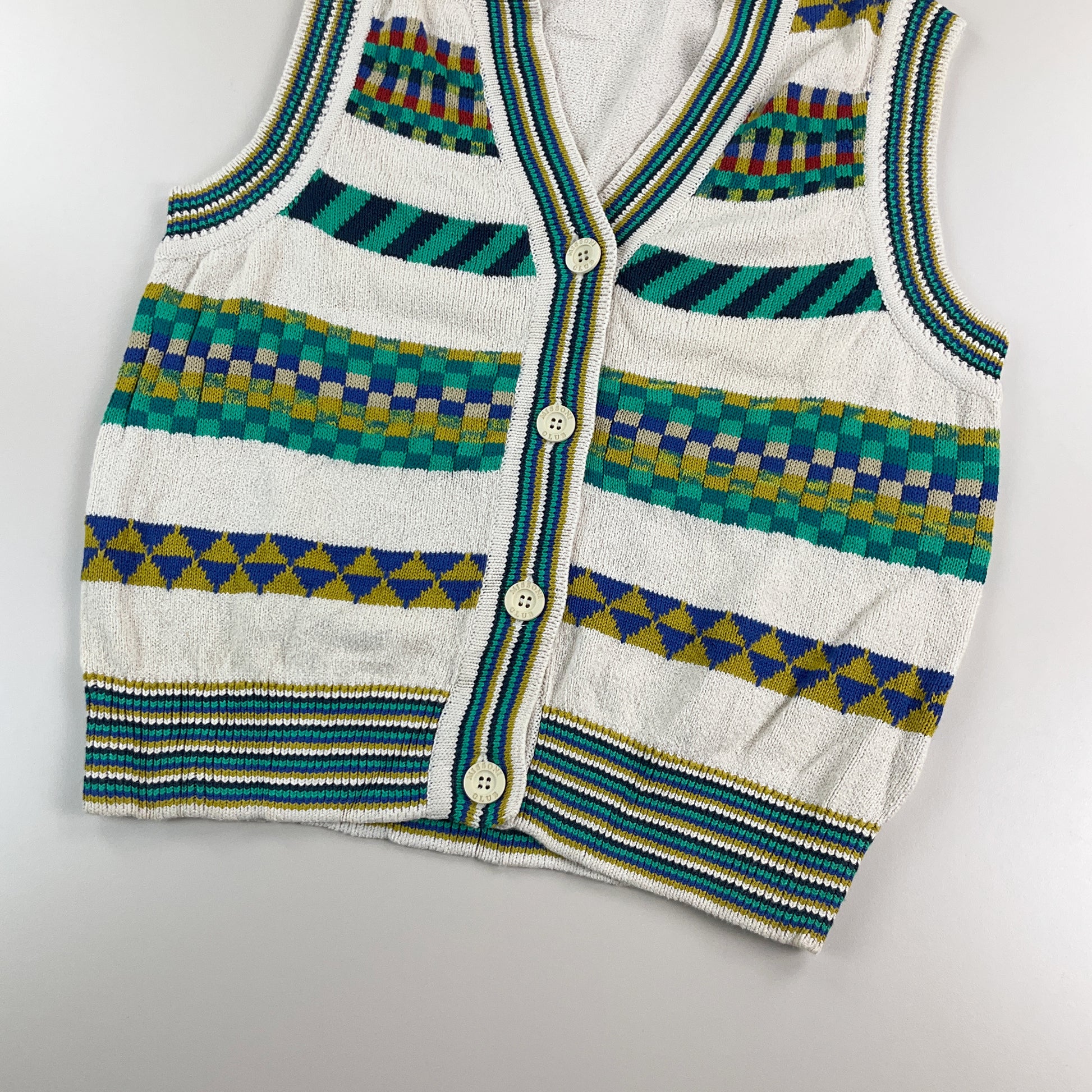 Missoni Club 90s Weste - Damen/42/Small-MISSONI-olesstore-vintage-secondhand-shop-austria-österreich