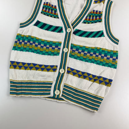 Missoni Club 90s Weste - Damen/42/Small-MISSONI-olesstore-vintage-secondhand-shop-austria-österreich