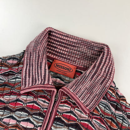 Missoni 90s 1/4 Zip Sweatshirt - Damen/48-MISSONI-olesstore-vintage-secondhand-shop-austria-österreich